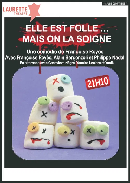 Affiche de Elle est folle mais on la soigne
