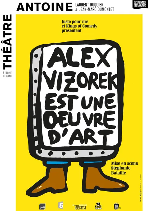 Affiche de Alex Vizorek dans Alex Vizorek est une oeuvre d'art