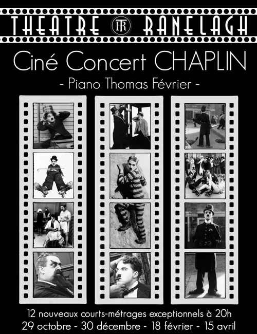 Affiche de Ciné Concert Chaplin