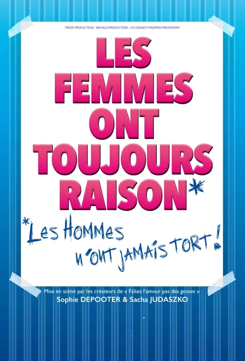 Affiche de Les Femmes ont toujours raison, les hommes n'ont jamais tort