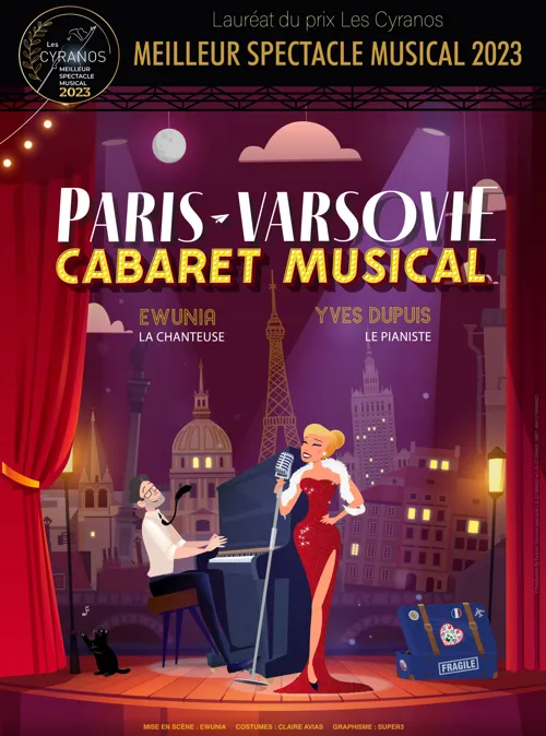 Affiche de Paris-Varsovie : Le cabaret musical