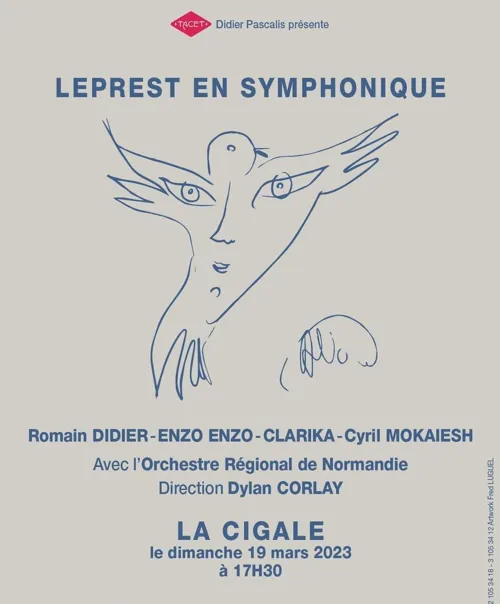 Affiche de Leprest en symphonique