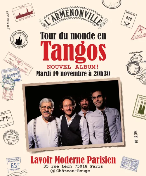 Affiche de Tour du monde en tangos
