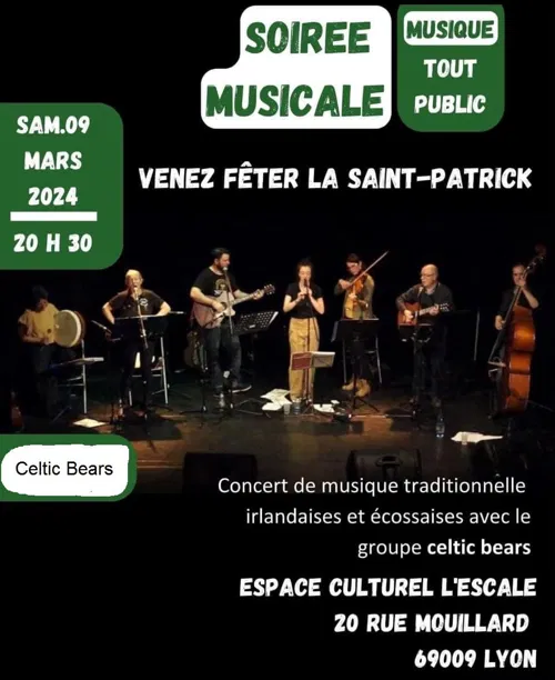 Affiche de Venez fêter la Saint-Patrick