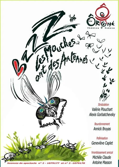 Affiche de Bzzz, les mouches ont des antennes