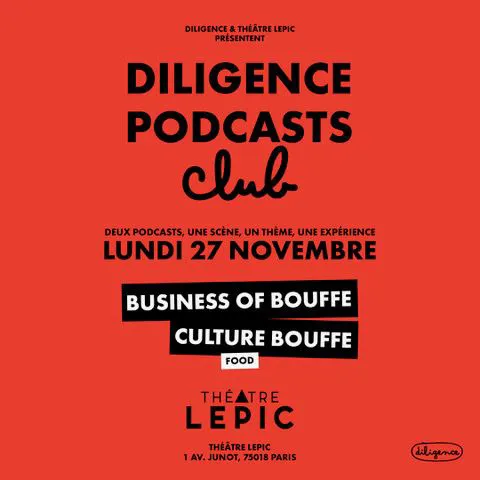 Affiche de Diligence Podcast Club : Thème Food