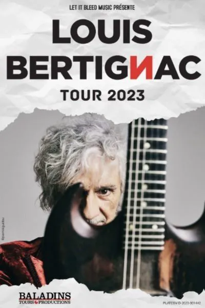 Affiche de Louis Bertignac | Tour 2023