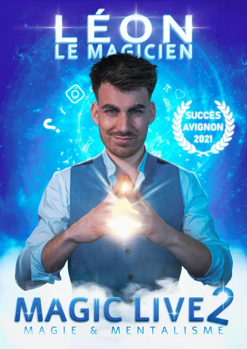 Affiche de Léon le magicien dans Magic live 2