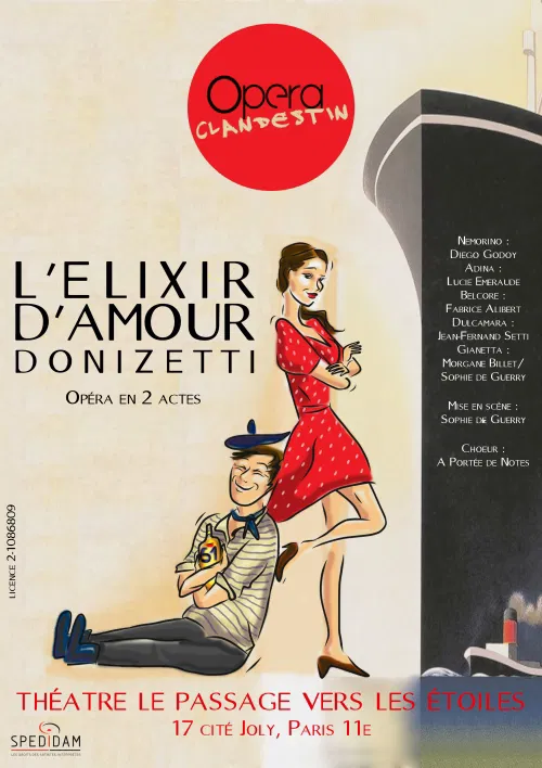 Affiche de L'Élixir d'amour | de Donizetti