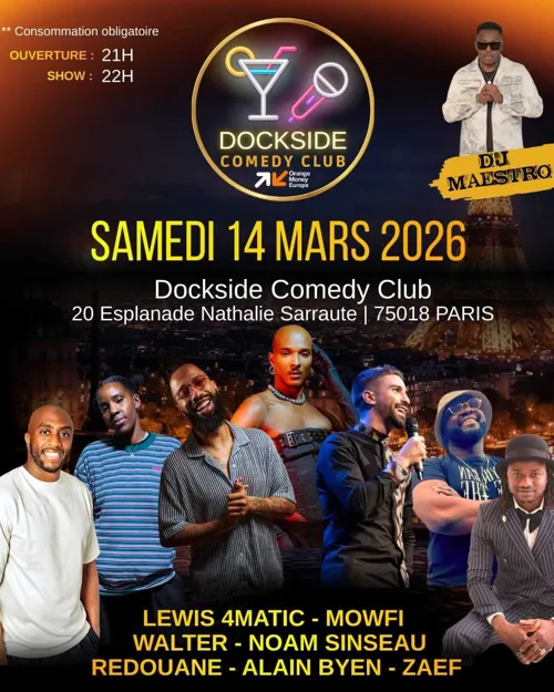Affiche de Dockside Comedy Club