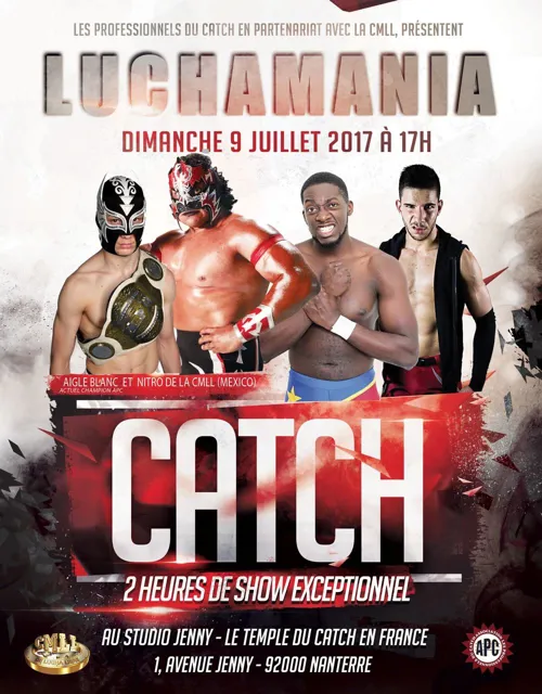 Affiche de Grand Show de Catch International