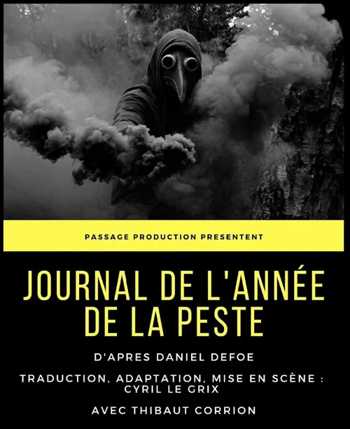 Affiche de Journal de l'Année de la Peste