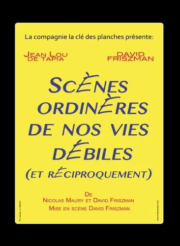 Affiche de Scènes ordinères de nos vies débiles et réciproquement