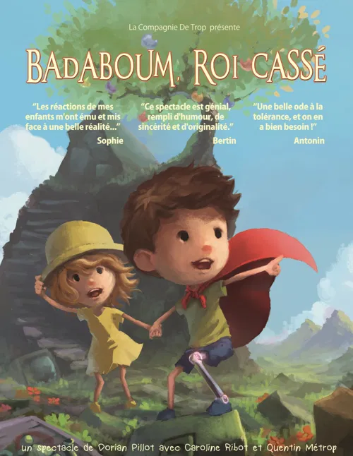 Affiche de Badaboum roi cassé