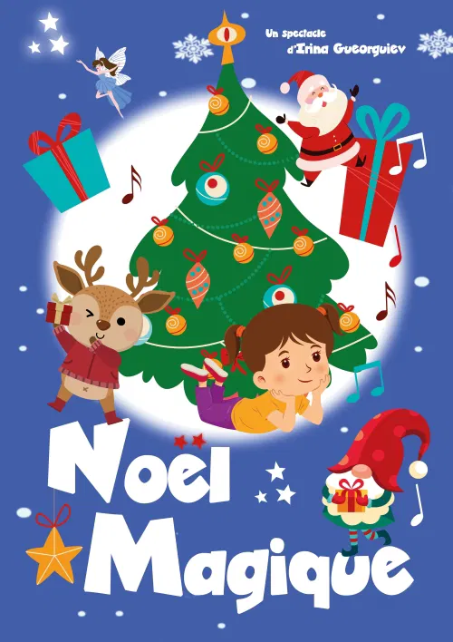 Affiche de Noël magique