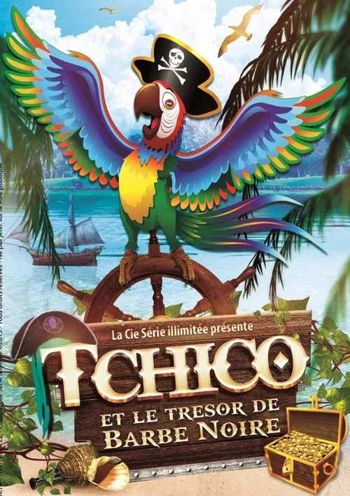 Affiche de Tchico et le trésor de Barbe noire