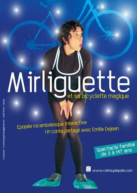 Affiche de Mirliguette et sa bicyclette magique
