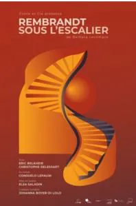 Affiche de Rembrandt sous l'escalier