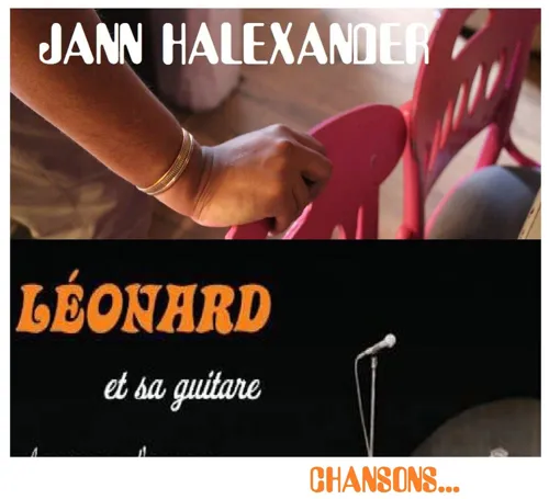 Affiche de Jann Halexander et Léonard et sa guitare | Chansons