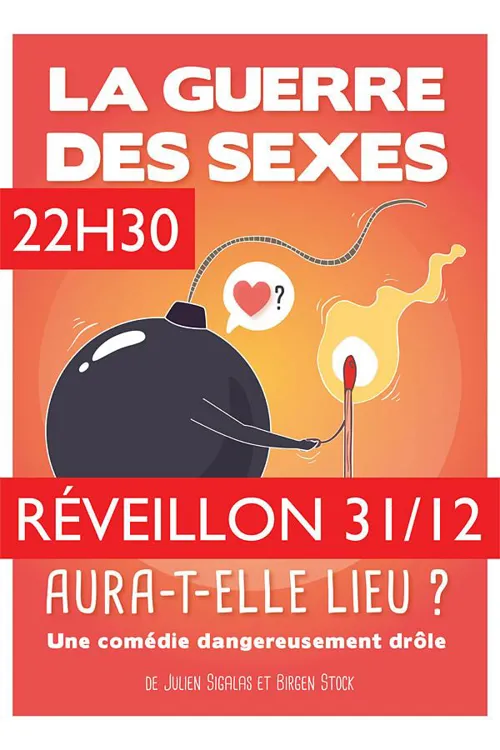 Affiche de La guerre des sexes aura-t-elle lieu ? | Soirée réveillon 31/12