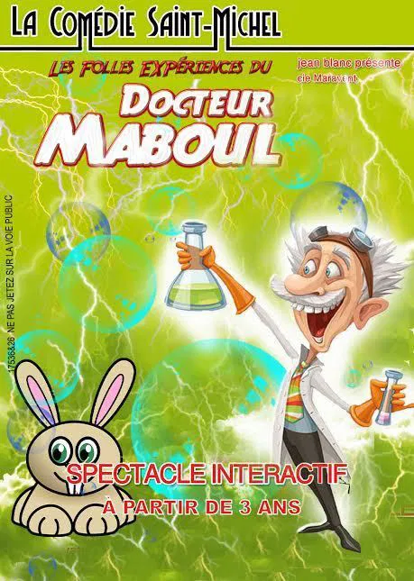 Affiche de Les folles expériences du Docteur Maboul