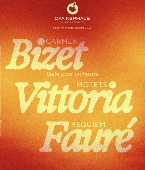 Affiche de Bizet, Victoria, Fauré