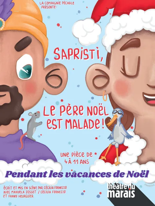 Affiche de Sapristi le Père Noël est malade