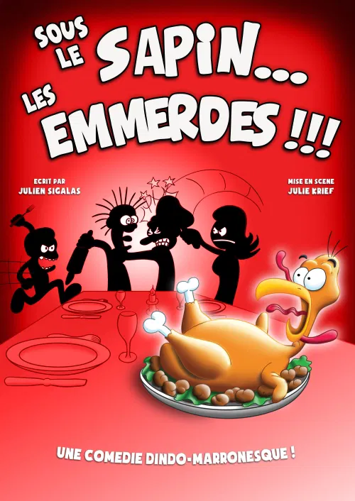 Affiche de Sous le sapin... Les emmerdes !