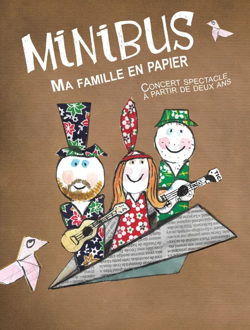 Affiche de Minibus | Ma famille en papier