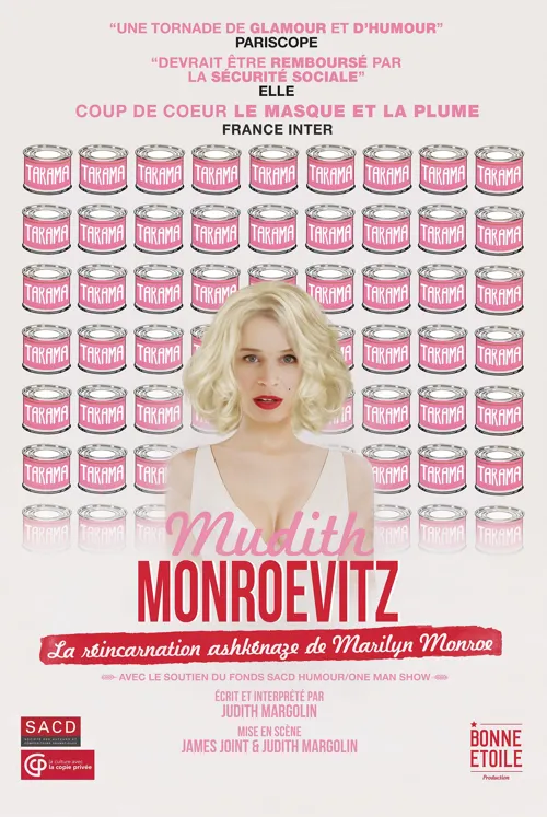 Affiche de Mudith Monroevitz : La réincarnation ashkénaze de Marylin Monroe