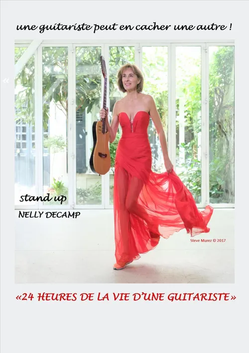 Affiche de Nelly Decamp dans 24 heures de la vie d'une guitariste