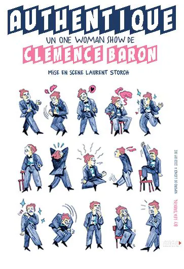 Affiche de Clémence Baron dans Authentique