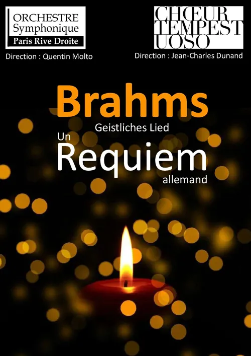 Affiche de Brahms, Un requiem allemand