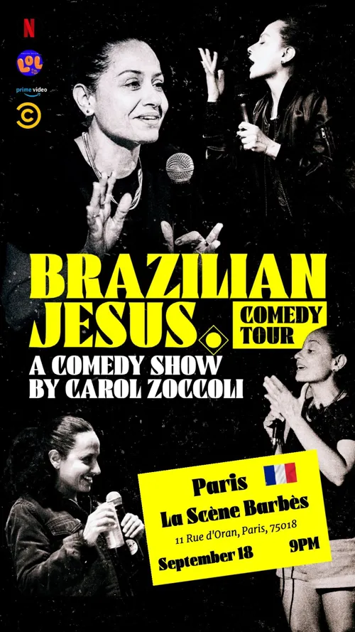 Affiche de Carol Zoccoli dans Brazilian Jesus | Comedy tour