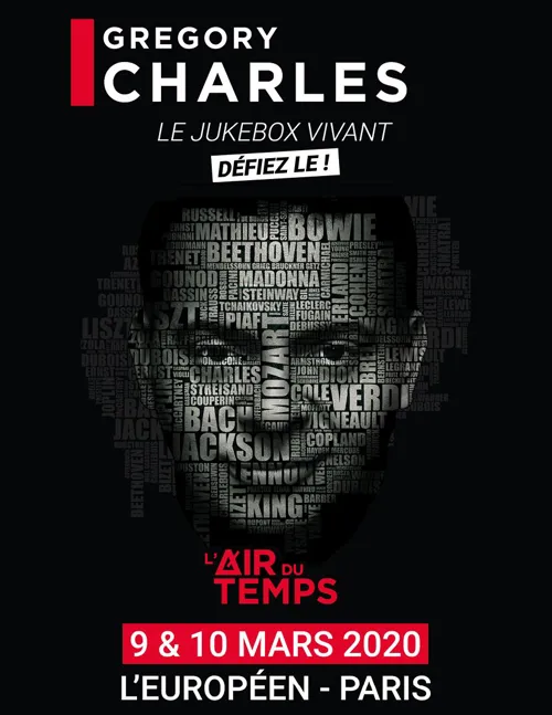 Affiche de Gregory Charles - L'Air du temps