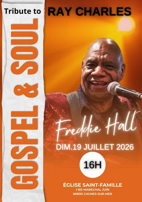 Affiche de Freddie Hall : Hommage à Ray Charles Gospel and Soul