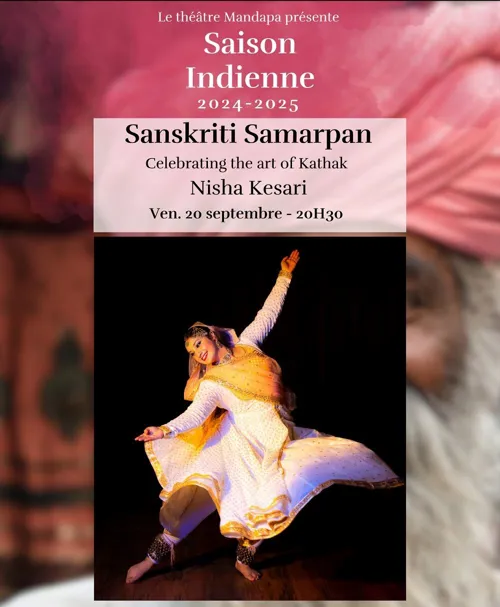 Affiche de Sanskriti Samarpan : Kathak - Danse indienne