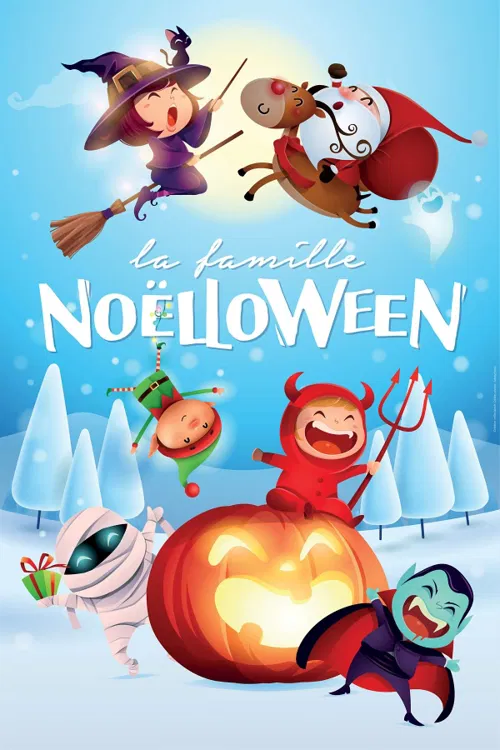 Affiche de La famille Noëlloween