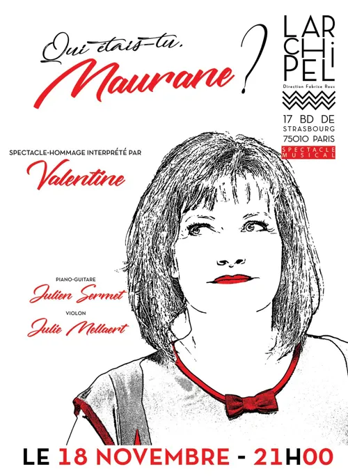 Affiche de Valentine dans Qui étais tu Maurane ?