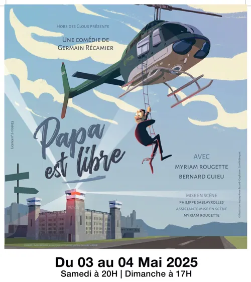 Affiche de Papa est libre