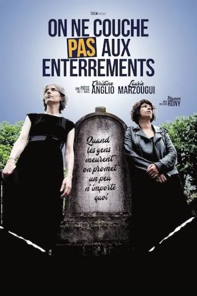 Affiche de On ne couche pas aux enterrements
