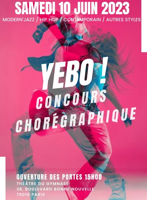Affiche de Concours Chorégraphique danse