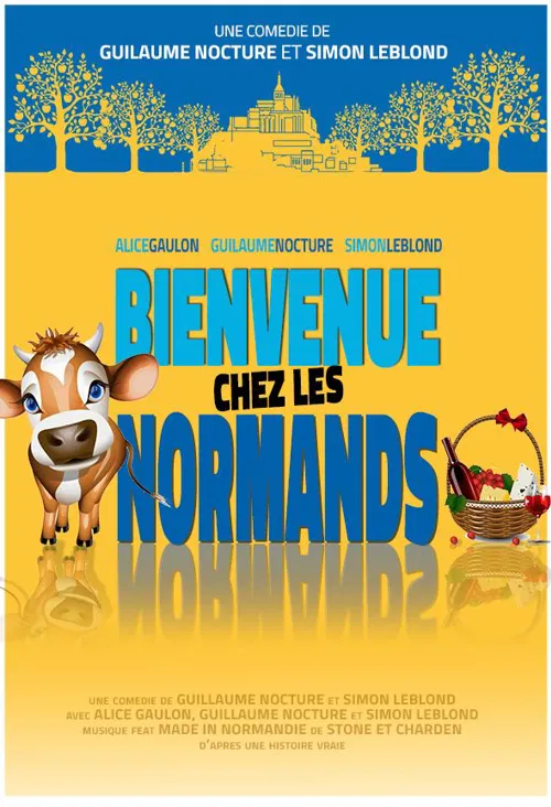 Affiche de Bienvenue chez les Normands