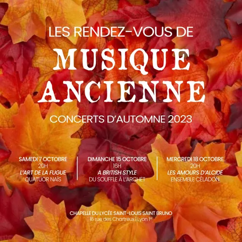 Affiche de L'art de la fugue : de Bach à Mozart
