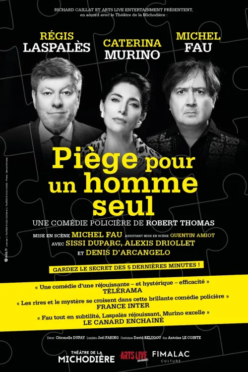 Affiche de Piège pour un homme seul