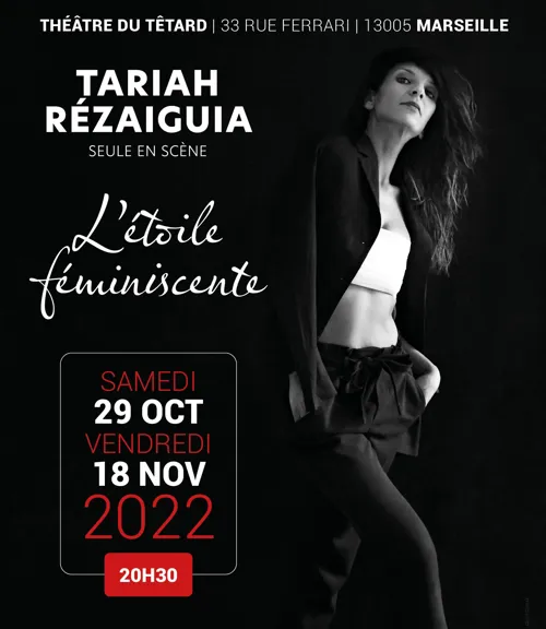Affiche de Tariah Rézaiguia dans L'étoile féminiscente