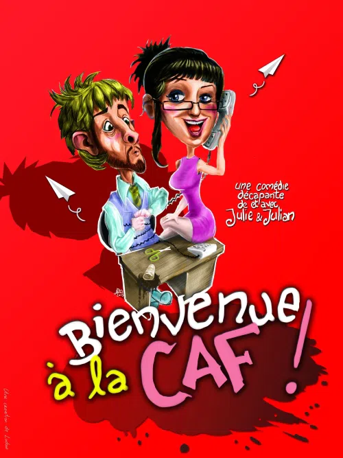 Affiche de Bienvenue à la Caf !