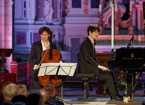 Affiche de Nuits musicales de la Citadelle : Edgar Moreau et Kotaro Fukuma