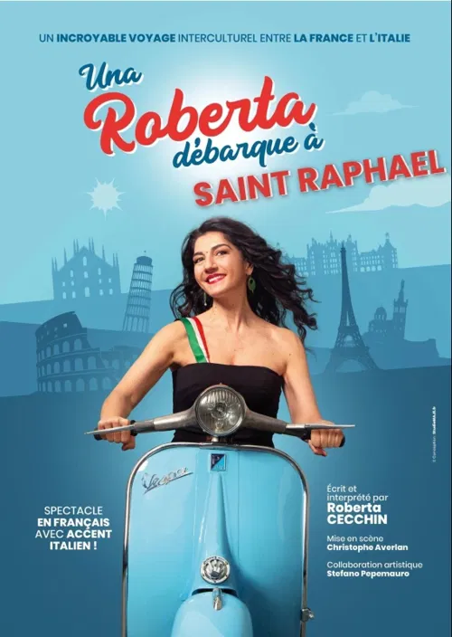 Affiche de Roberta Cecchin dans Una Roberta débarque à Saint-Raphaël