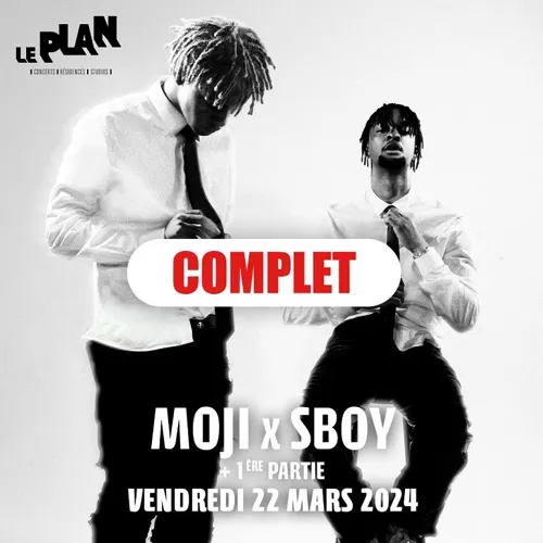 Affiche de Moji x Sboy + 1ère Partie : R'May